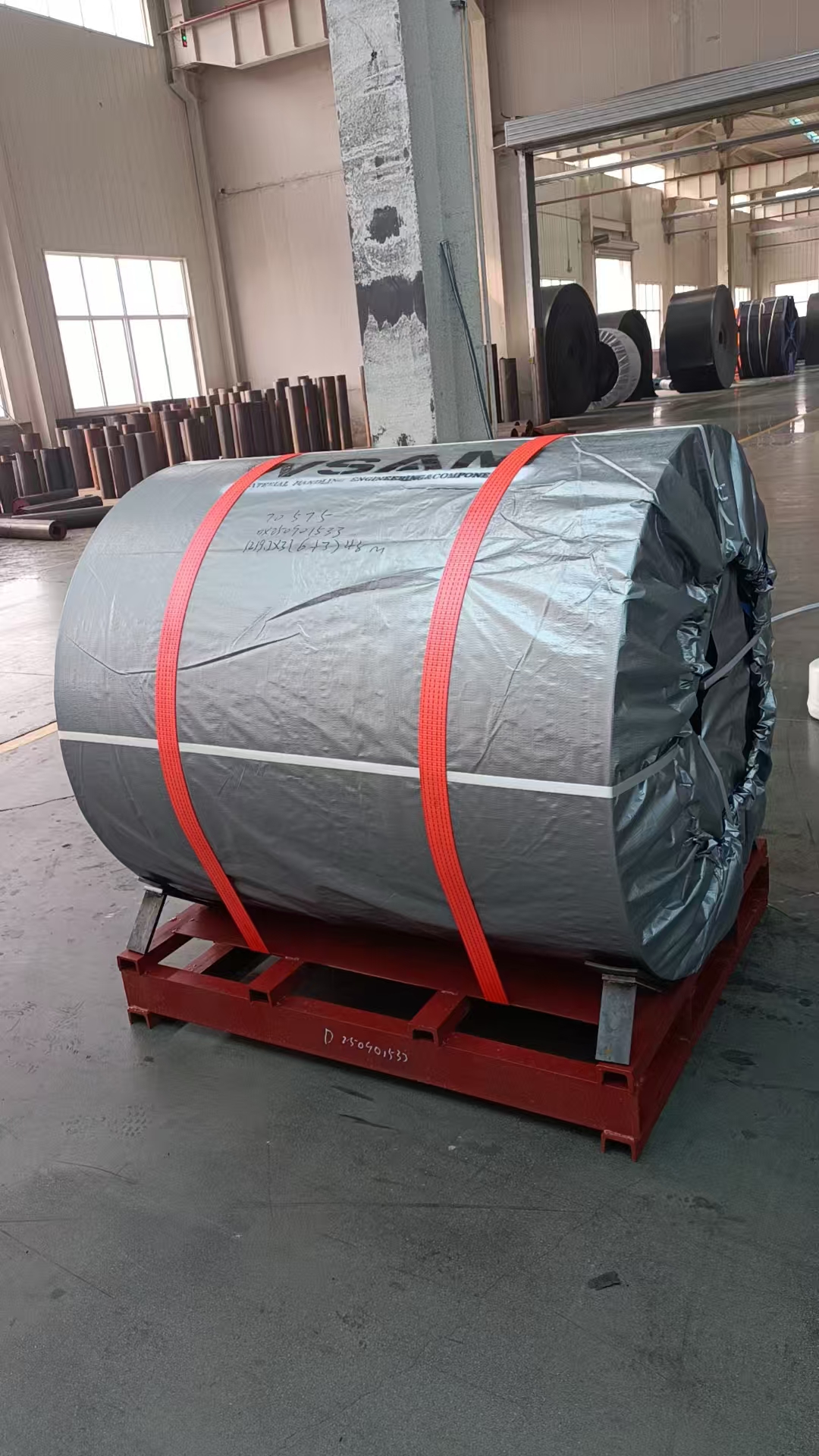 Entrega de correas textiles a importante cliente minero